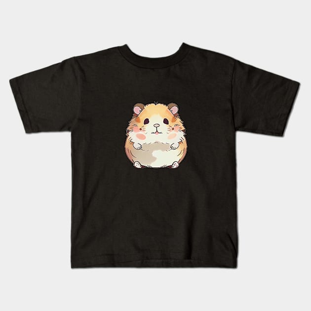 Cute Hamster Kids T-Shirt by Interlude